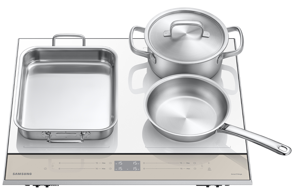 Bếp từ 4 vùng nấu Samsung Bespoke NZ64B5067YY/SV