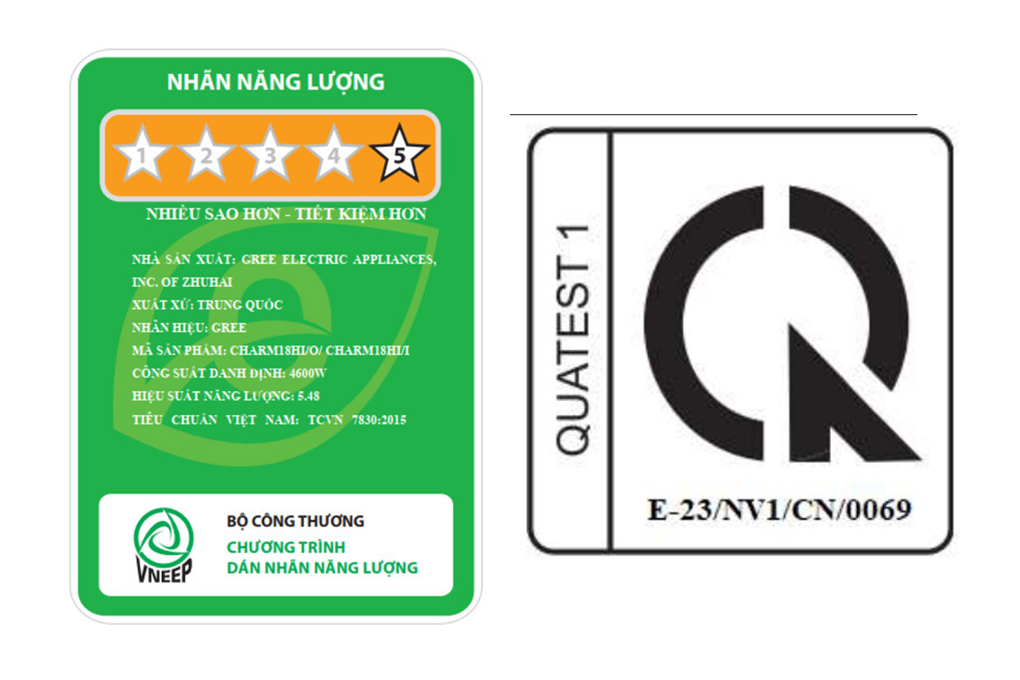 Máy lạnh 2 chiều Gree Inverter 2 HP CHARM18HI