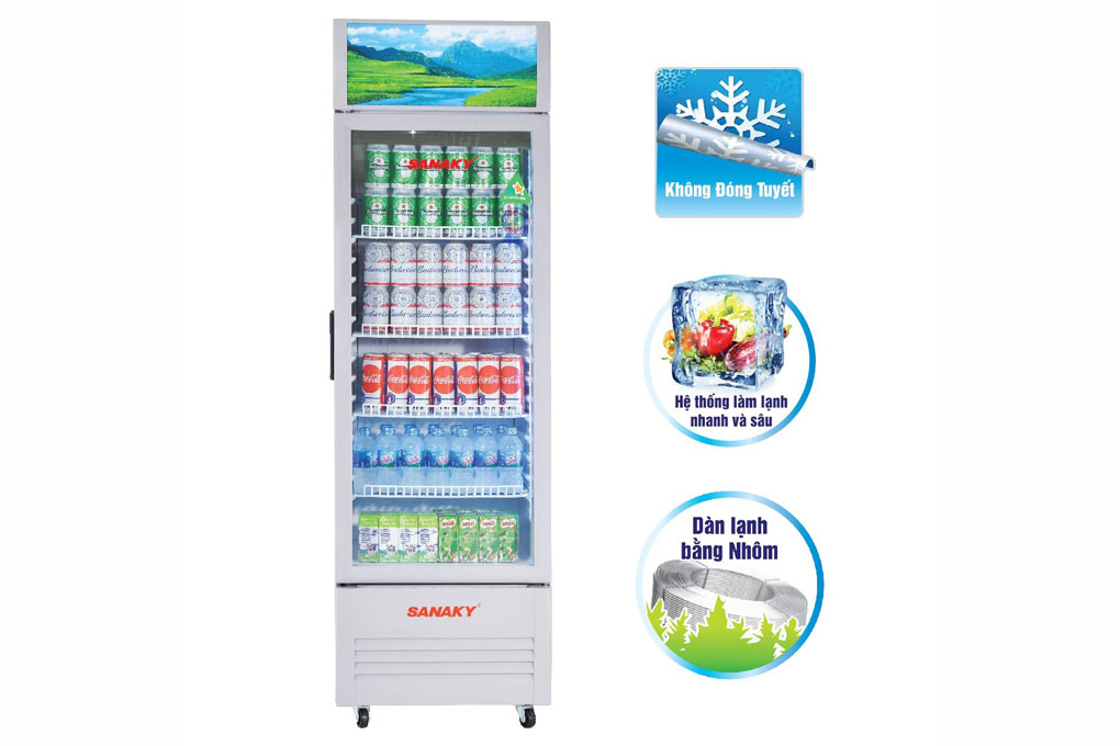 Tủ mát Sanaky 240 lít VH-308KL
