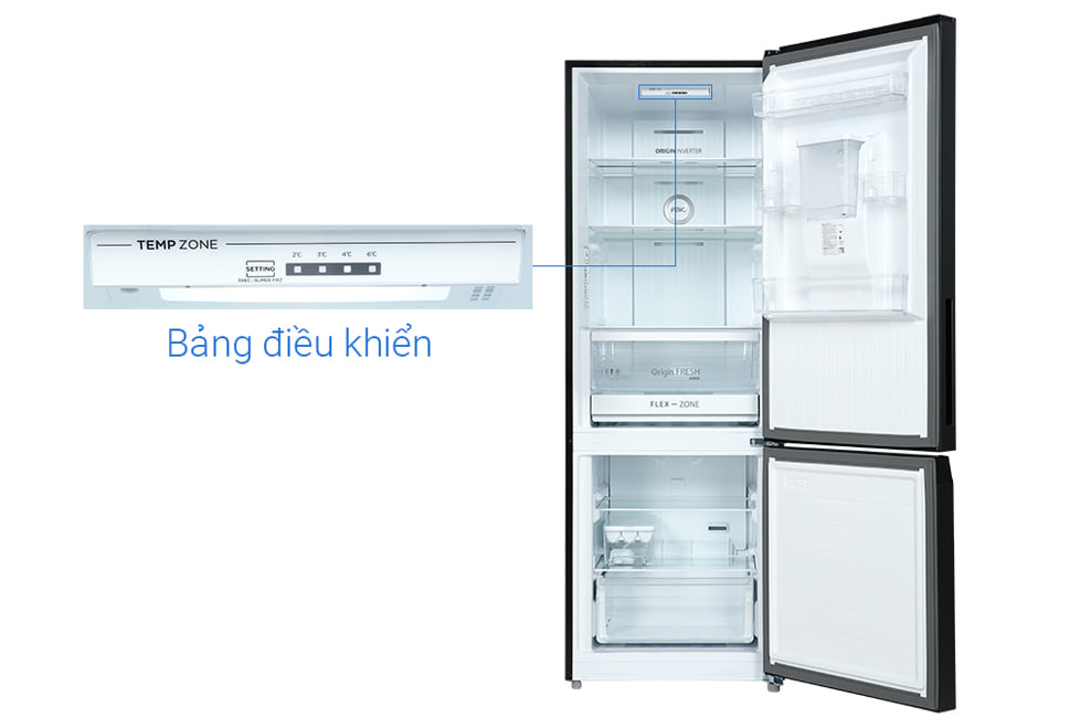 Tủ lạnh Toshiba Inverter 325 lít GR-RB410WE-PMV(06)-MG