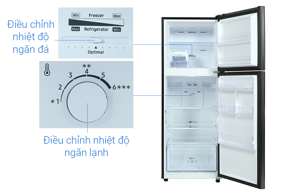 Tủ lạnh Samsung Inverter 322 Lít RT32K503JB1/SV