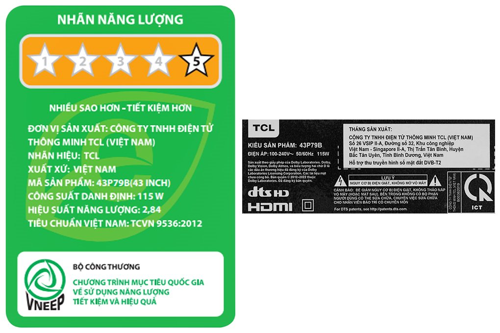 Google TV TCL 4K 43 inch 43P79B