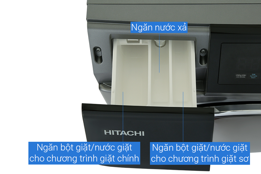 Máy giặt Hitachi Inverter 9.5 kg BD-954HVOS