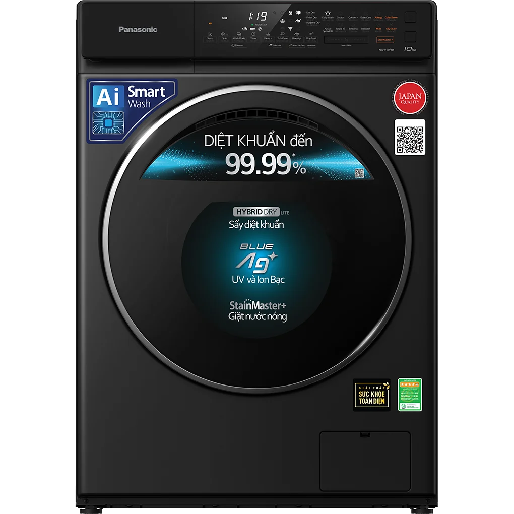 Máy giặt Panasonic Inverter 10 kg NA-V10FR1BVT