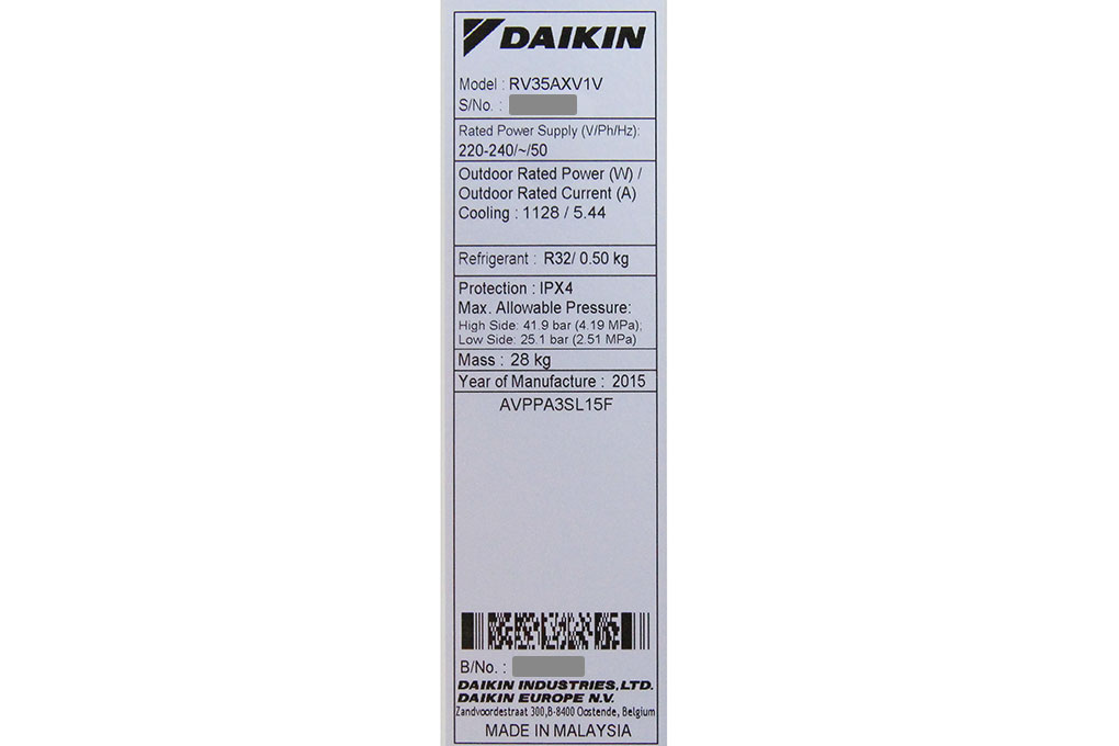 Máy lạnh Daikin 1.5 HP FTV35AXV1