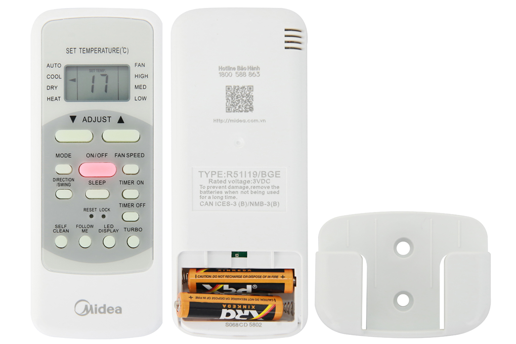 Điều hòa Midea 1 chiều 12000 BTU MSAFG-13CRN8