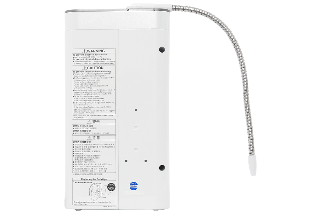 Máy lọc nước điện giải ion kiềm Panasonic TK-AS500-ZVN 3 tấm điện cực