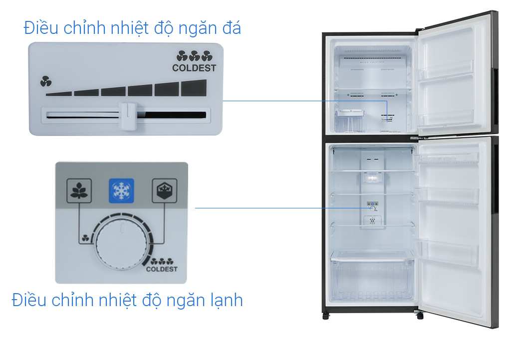 Tủ lạnh Sharp Inverter 330 lít SJ-XP352AE-DS