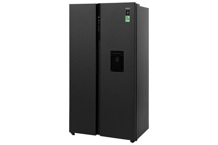 Tủ lạnh Aqua Inverter 550 lít Side By Side AQR-S612XA(WCB) model 2024