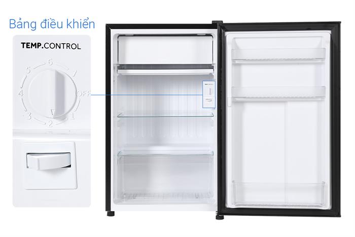 Tủ lạnh Aqua 90 lít AQR-D100FA(BS) model 2024