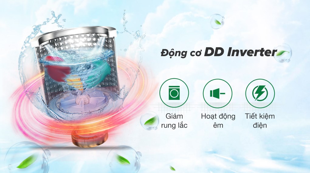Máy giặt Aqua AQW DR150UGT PS