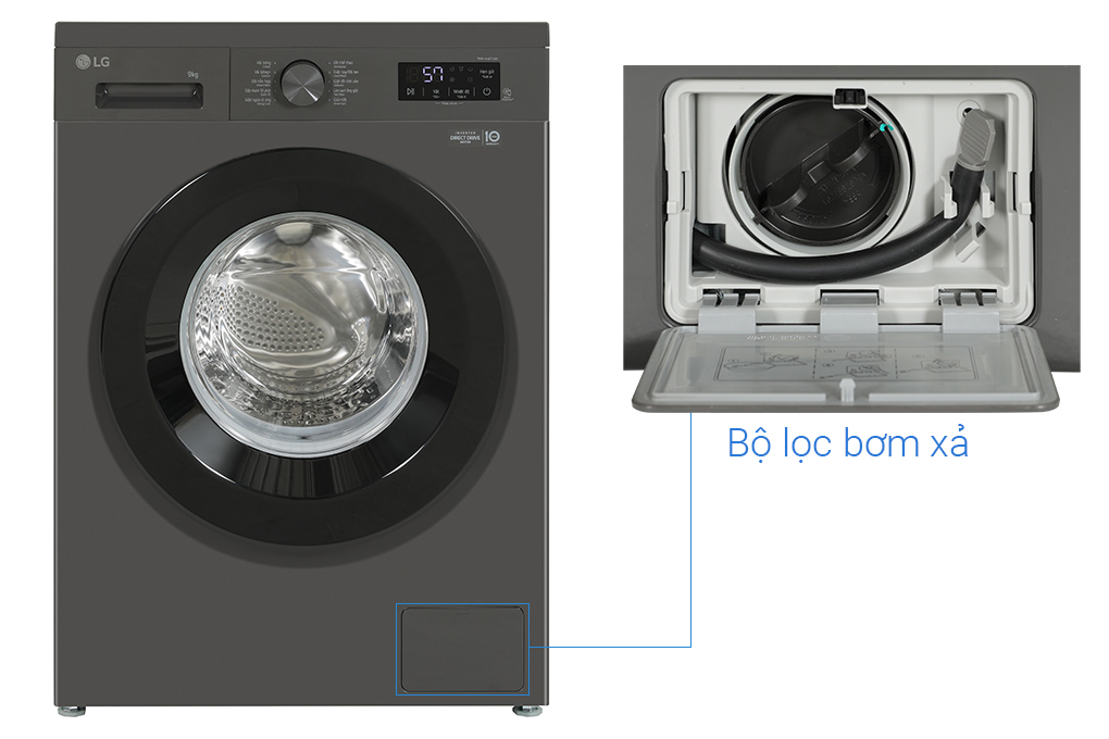 Máy giặt LG AI DD Inverter 9 kg FB1209S5M