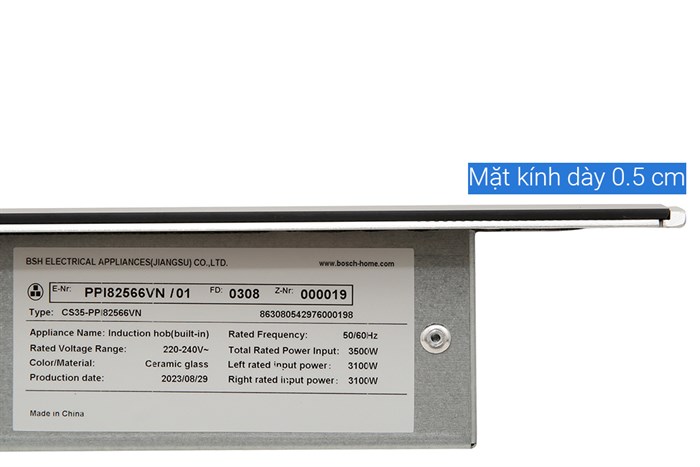 Bếp từ đôi lắp âm Bosch PPI82566VN