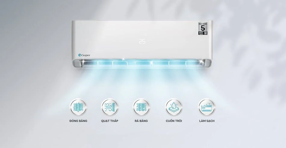 Điều hòa Casper 1.0HP-1 chiều SC09IS36