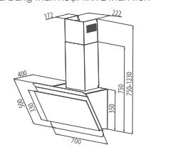 Máy Hút Mùi Độc Lập Canzy CZ-2770H