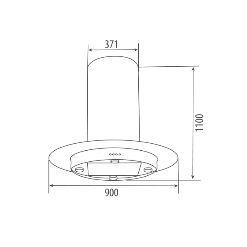 Máy Hút Mùi Độc Lập Canzy CZ-890G