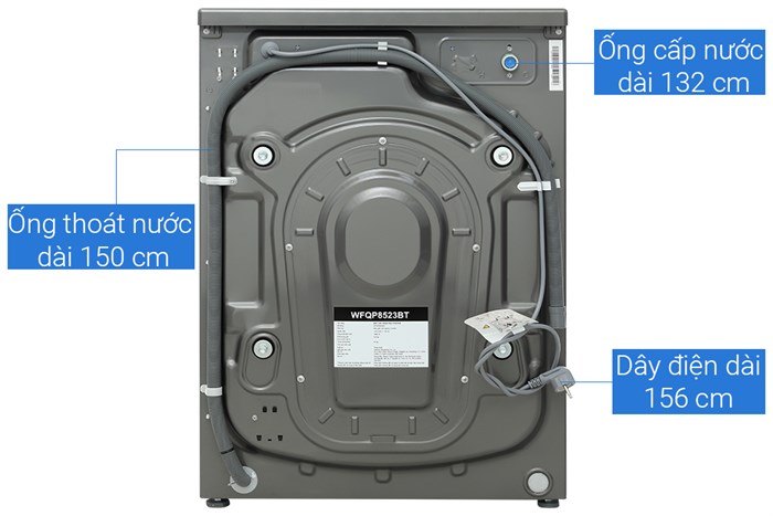 Máy giặt Hisense Inverter 8.5 kg WFQP8523BT