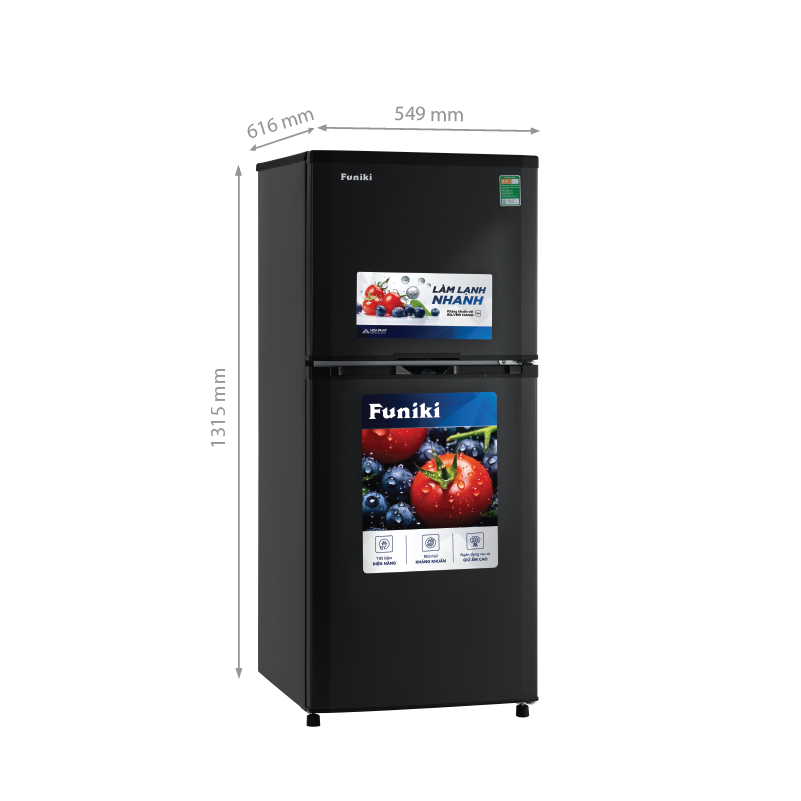 Tủ lạnh Funiki HR T6185TDG 185 lít