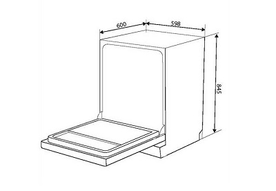 Máy rửa bát Canzy CZ DGA15EU JUMBO