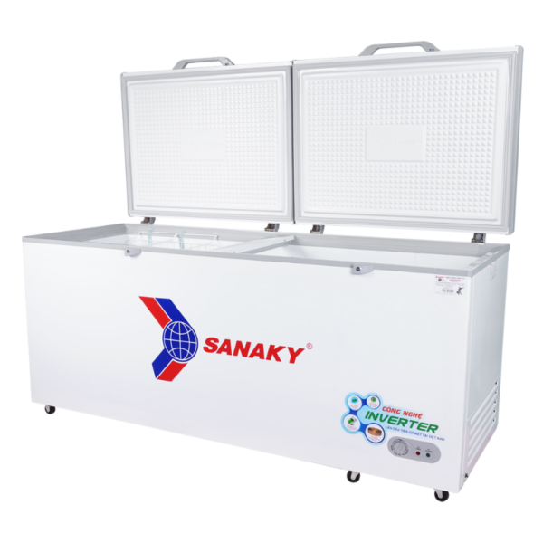 Tủ đông 800L inverter Sanaky dàn đồng VH-8699HY