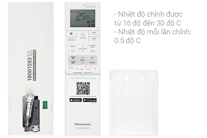 Máy điều hòa 2 chiều Panasonic Inverter 12000 BTU XZ12ZKH-8 (Model 2023)