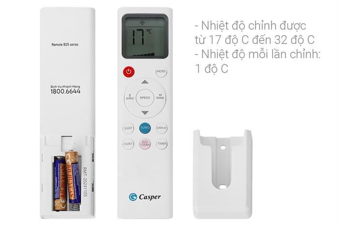 Máy lạnh Casper Inverter 1 HP GC-09IB36 (Model 2025)