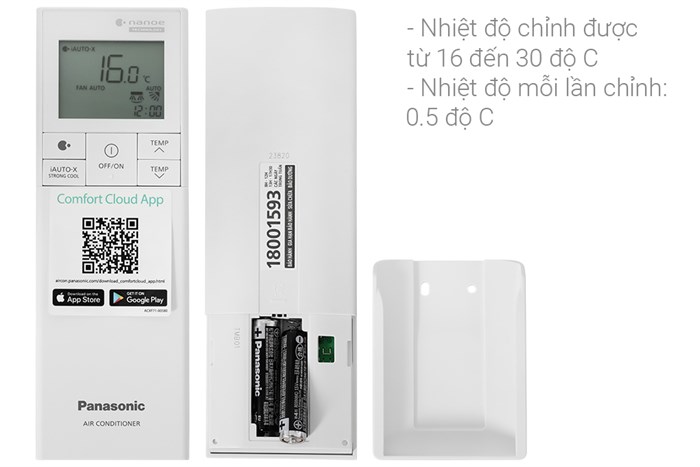 Điều hòa Panasonic Inverter 9000 BTU CU/CS-XU9ZKH-8