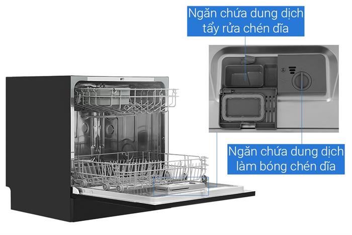 Máy rửa chén độc lập Comfee CDW-8F60RB Model 2024