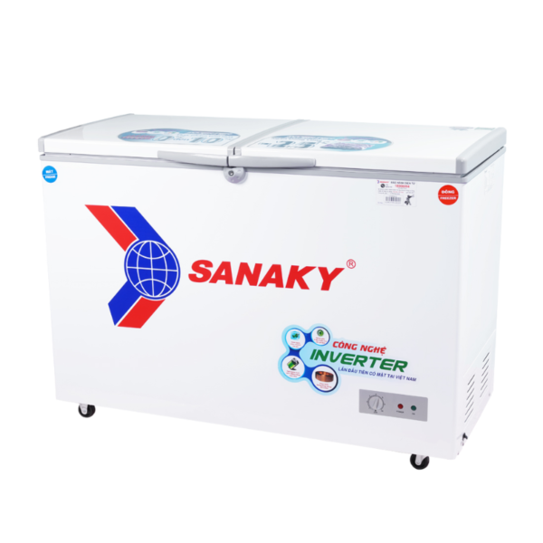 Tủ đông Sanaky inverter 2 ngăn 400 lít VH-4099W3
