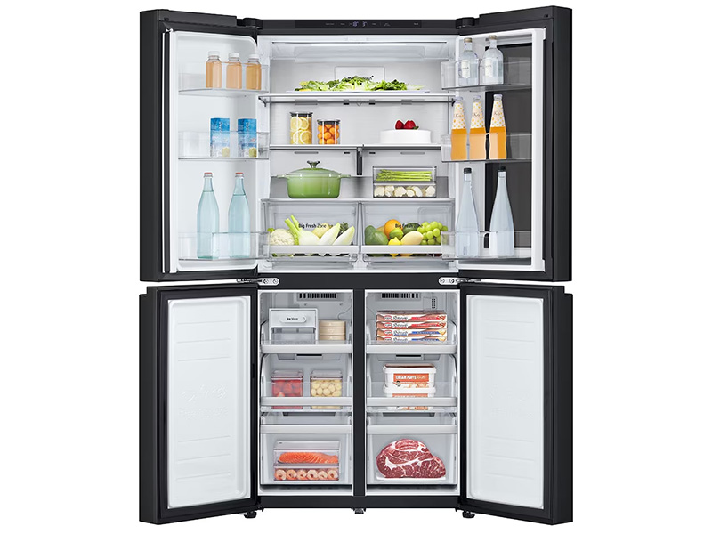 Tủ lạnh LG French Door InstaView™ 530L màu đen LFB53BLMI MODEL 2024