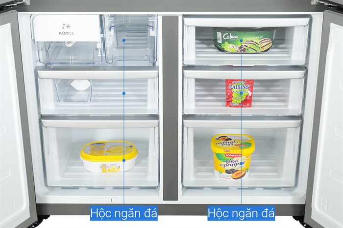 Tủ Lạnh Electrolux Inverter 562 lít Multi Door EQE5660A-B