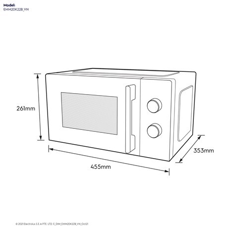 Lò vi sóng 20L Electrolux EMM20K22B