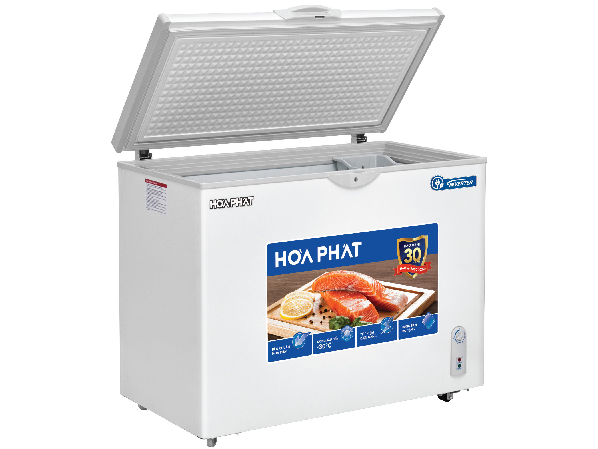 Tủ đông Hòa Phát Inverter 1 ngăn 1 chế độ đông HPF AD8252
