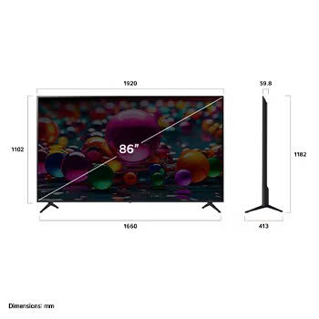 Smart Tivi LG AI 4K 86 inch 86UA8450PSA Model 2025