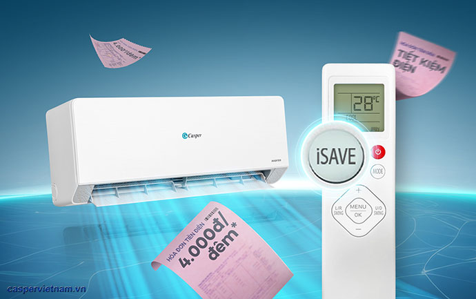 Điều hòa Casper 9000BTU 2 chiều inverter QH-09IU36A