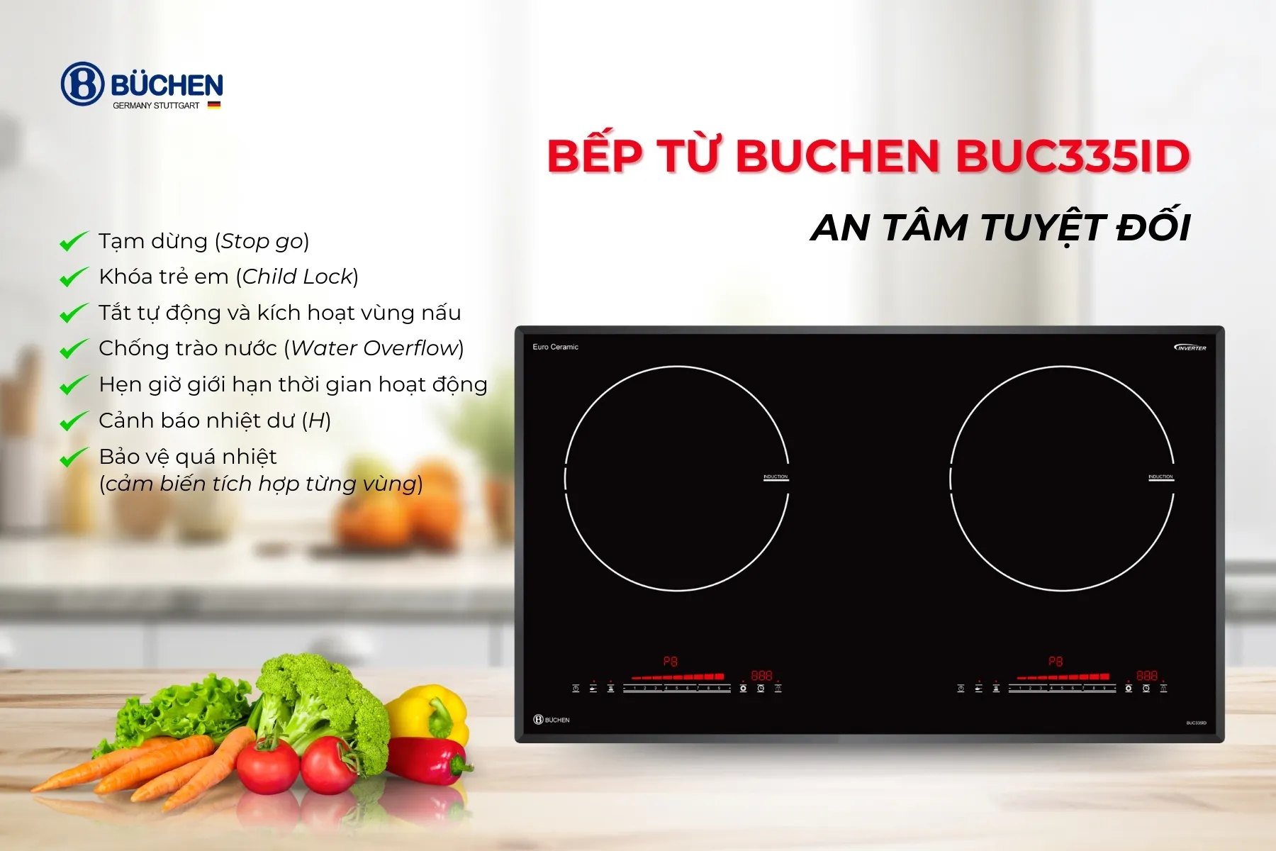 Bếp từ Buchen BUC335ID