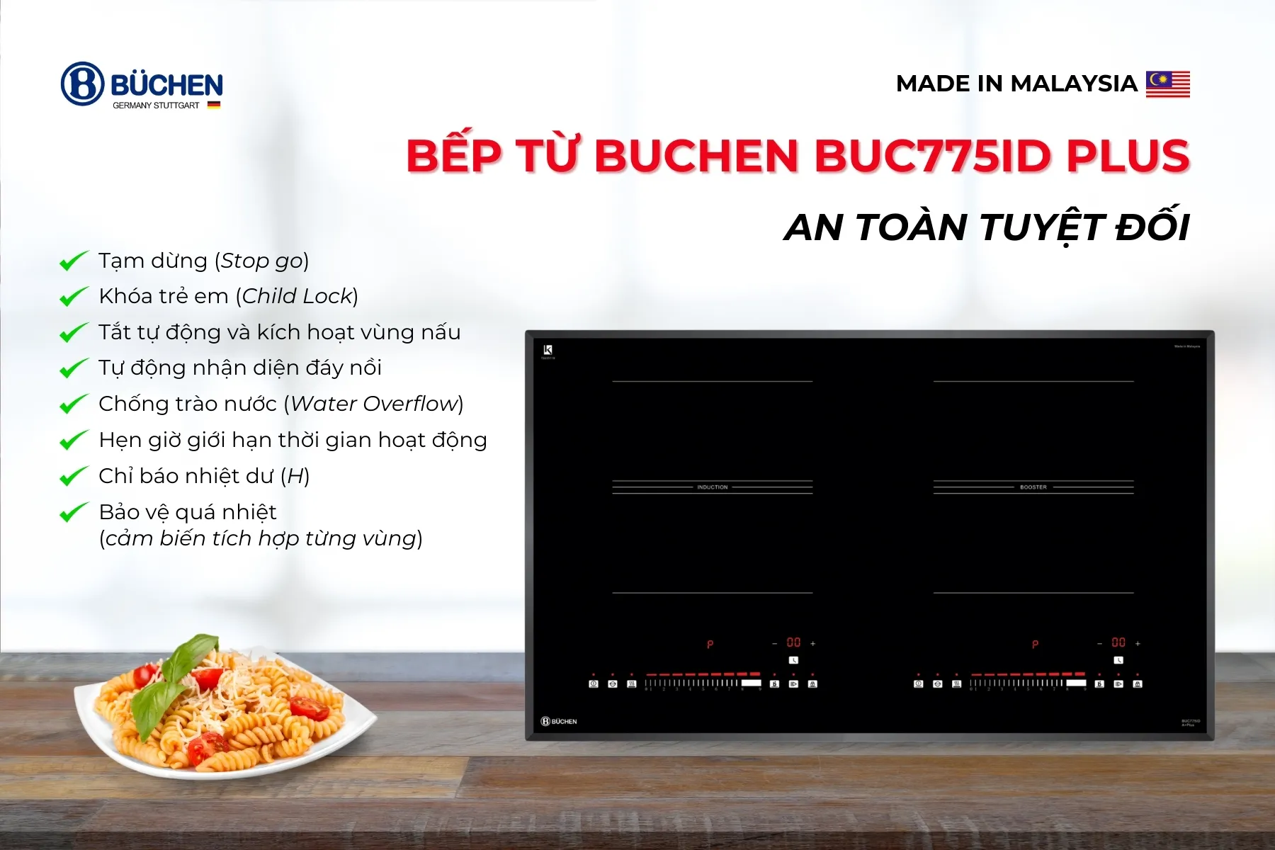 Bếp từ Buchen BUC775ID Plus