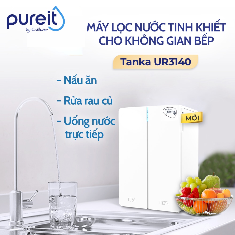 Máy lọc nước RO Pureit Tanka UR3140