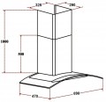Máy hút mùi áp tường FS3588SS-90