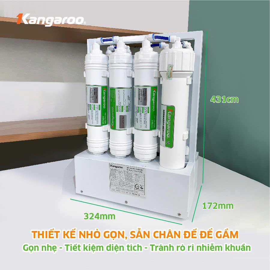 Máy lọc nước Kangaroo hydrogen để gầm KGHP66