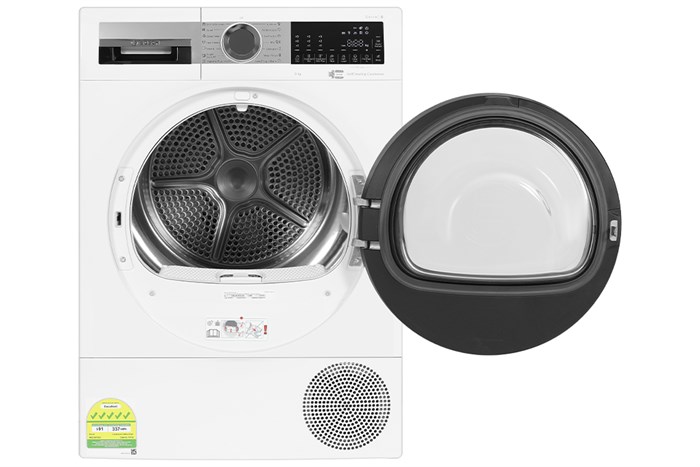 Máy sấy bơm nhiệt Bosch 9 kg WQG24570SG