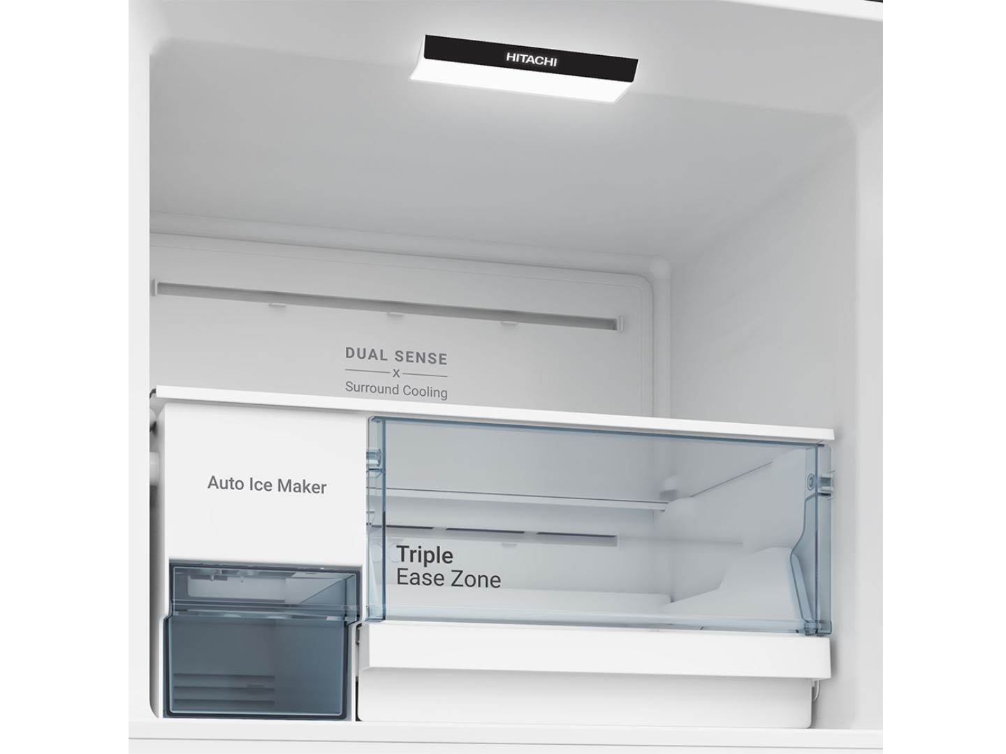 Tủ lạnh Hitachi Inverter 407 lít HRTN6443SAGMGVN