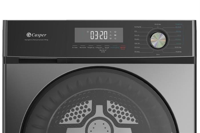 Máy sấy bơm nhiệt Casper 9 kg TD-P9HG1 Model 2025