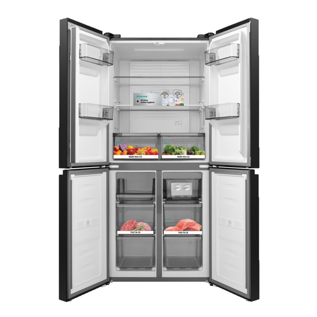 Tủ lạnh Hisense Inverter 427 lít Multi Door RQ559N4EBU