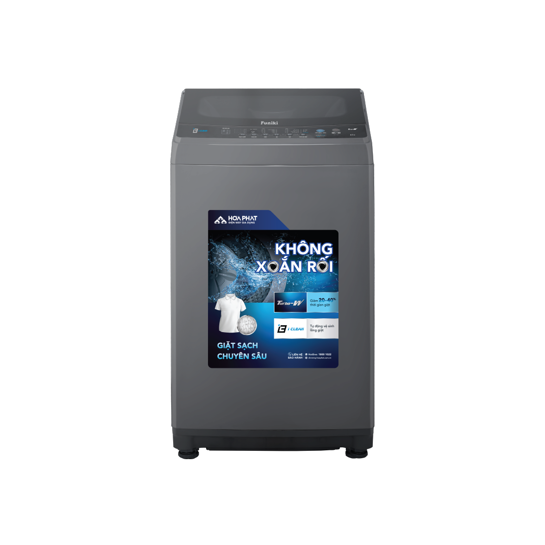 Máy giặt cửa trên Funiki HWM T6105ABG 10.5 kg