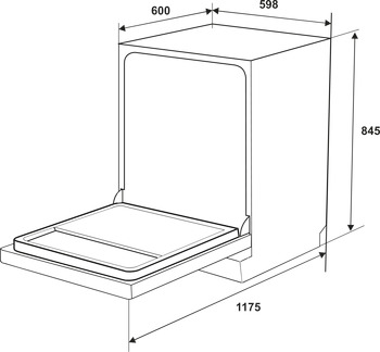 Máy rửa chén độc lập Hafele HDW-F6031G