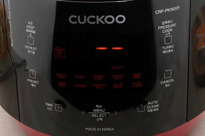 Nồi cơm điện tử áp suất Cuckoo 1.08 lít CRP-PK0600F