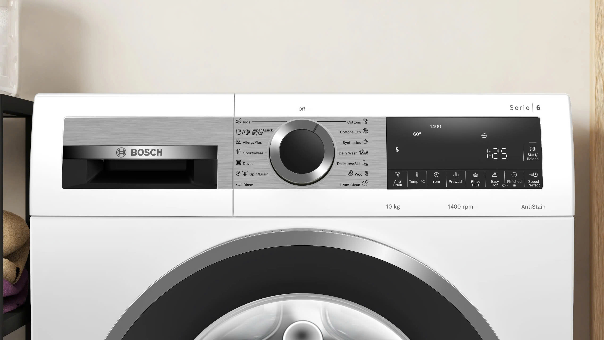 Máy giặt Bosch 10kg WGG25400SG Serie 6