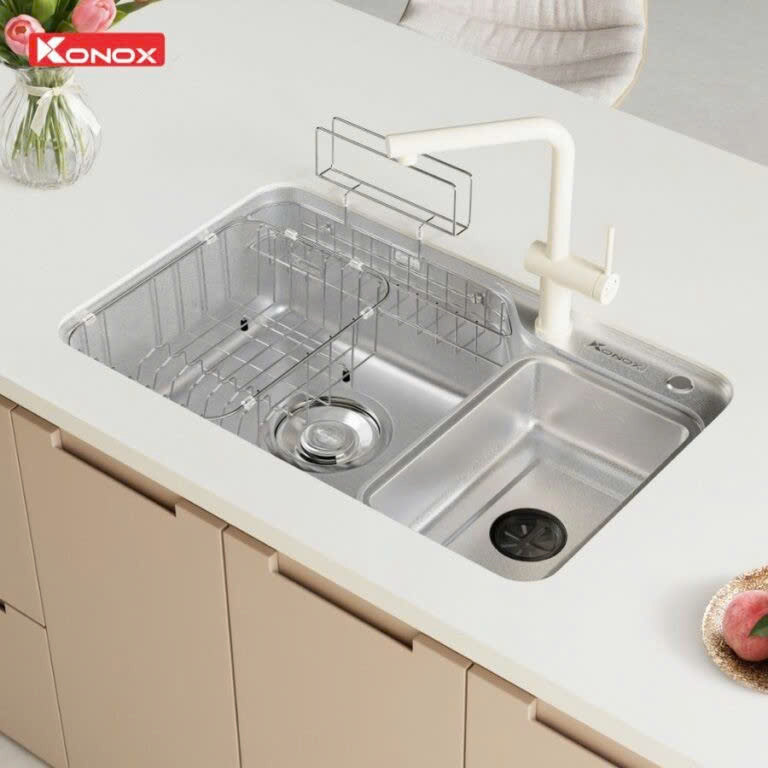 Chậu rửa bát phong cách Nhật chống xước Tari Smart 8050