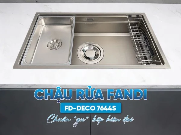 Chậu rửa 1 hố Fandi FD-DECO7644S